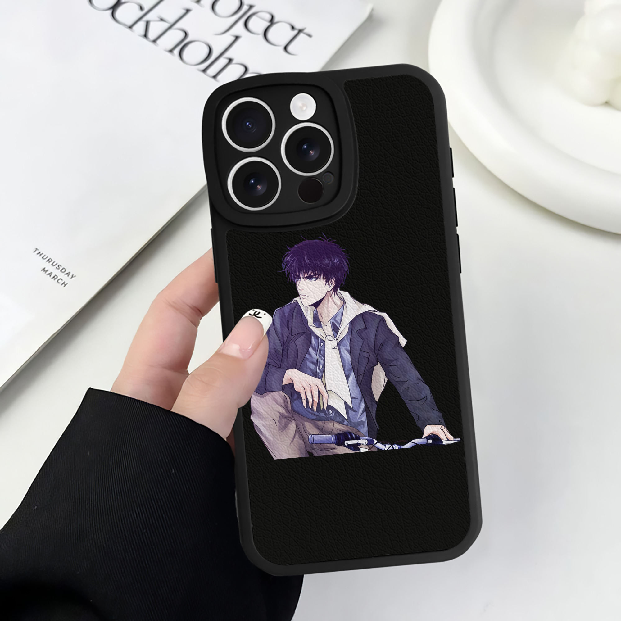 （画像用） SLAM DUNK／スラムダンク 【iPhone 16シリーズ対応】シリコンスマホケース（レザー調） 材質：シリコン